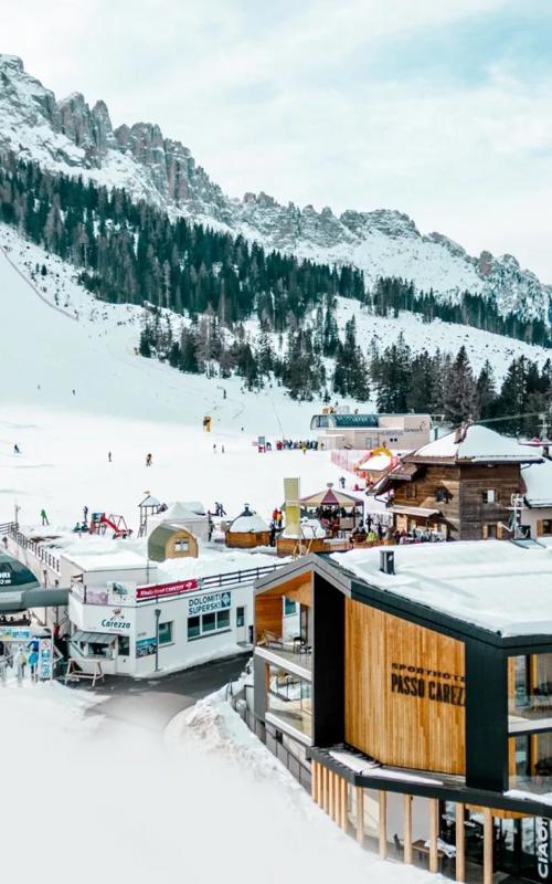 Sporthotel Passo Carezza Hotels near ski lifts in the mountains